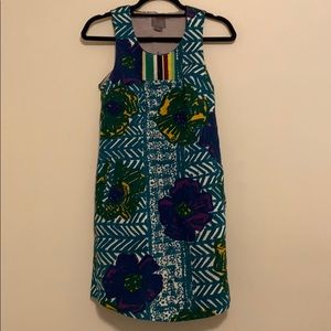 Anthropologie Brand Patterned dress (w/ pockets!)